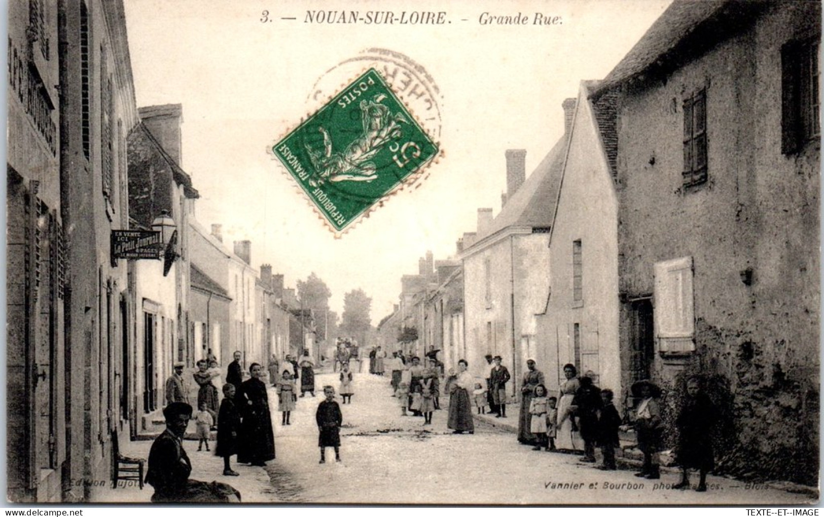 41 NOUAN SUR LOIRE - Vue Generale De La Grande Rue - - Sonstige & Ohne Zuordnung