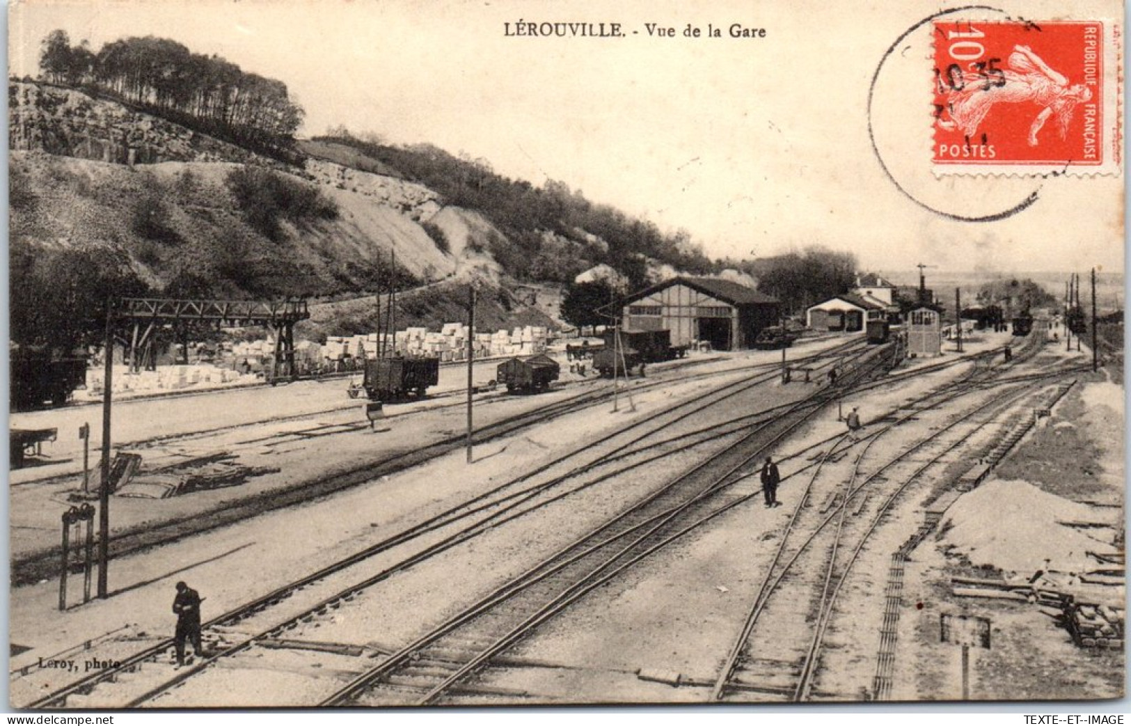 55 LEROUVILLE - Vue De La Gare -  - Lerouville