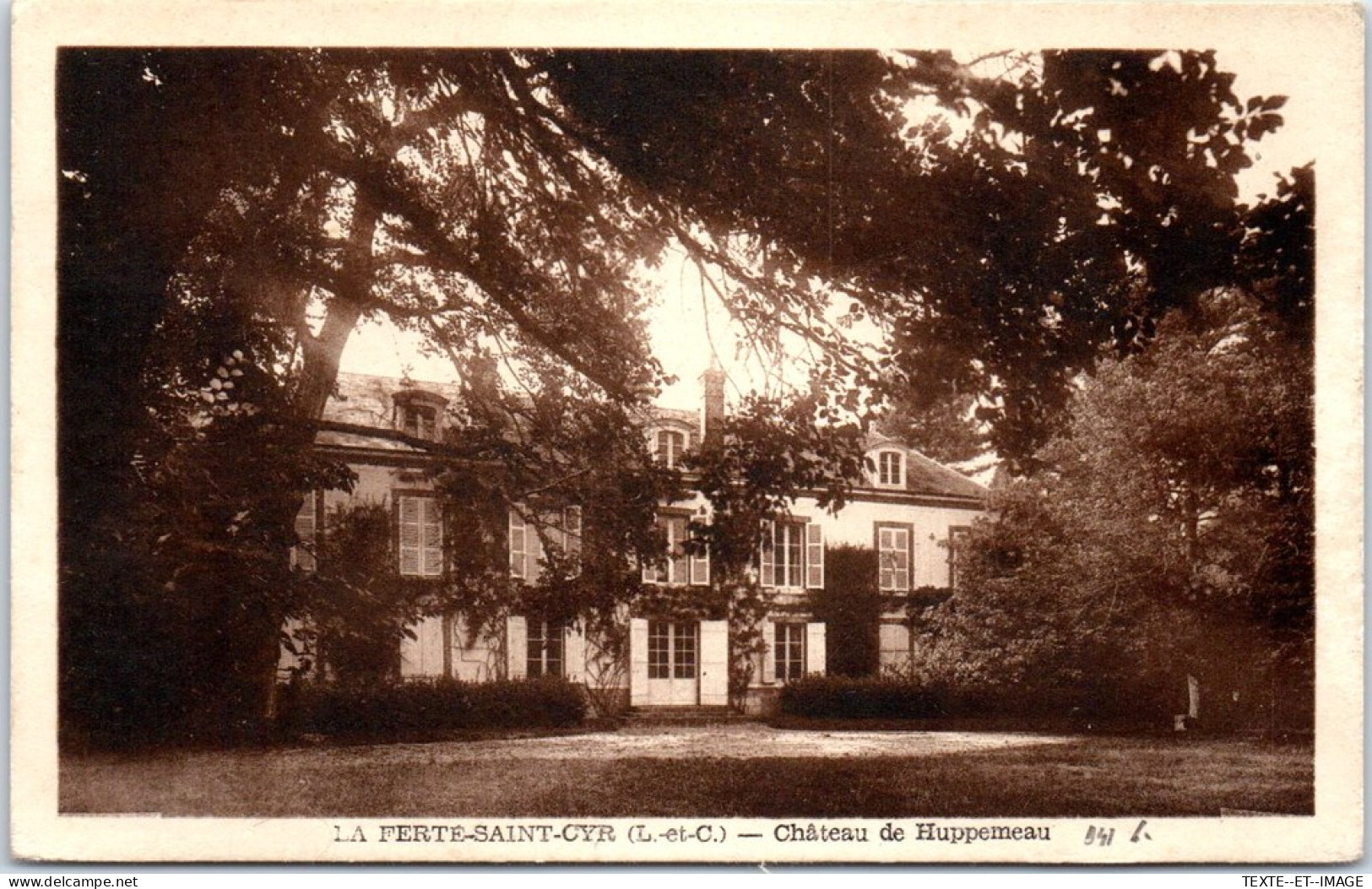 41 LA FERTE SAINT CYR - Vue Du  CHATEAUd'huppemeau  - Andere & Zonder Classificatie