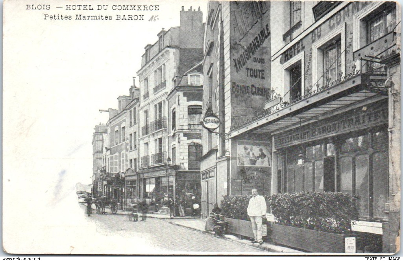 41 BLOIS - Hotel Du Commerce, Petites Marmites BARON  - Blois