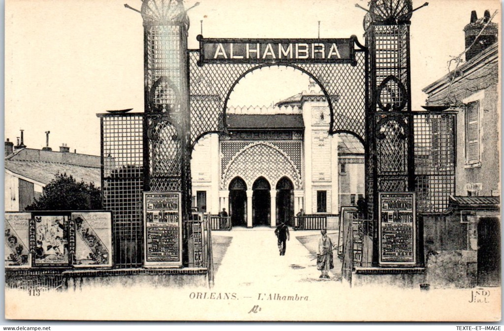 45 ORLEANS - L'entree De L'alhambra. - Orleans