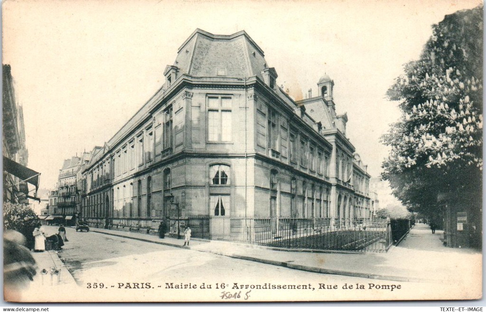 75016 PARIS - Mairie Rue De La Pompe  - Paris (16)