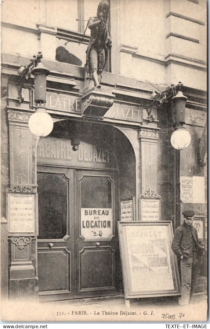 75003 PARIS - Le Theatre Dejazet - Paris (03)