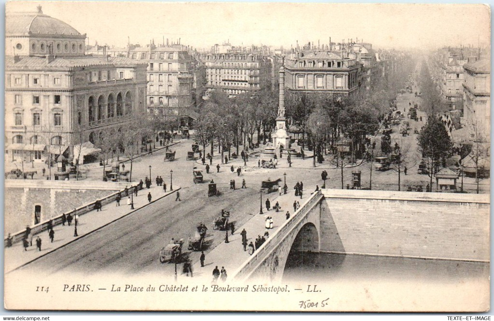 75001 PARIS - Place Du Chatelet Et Bld Sebastopol  - Distrito: 01