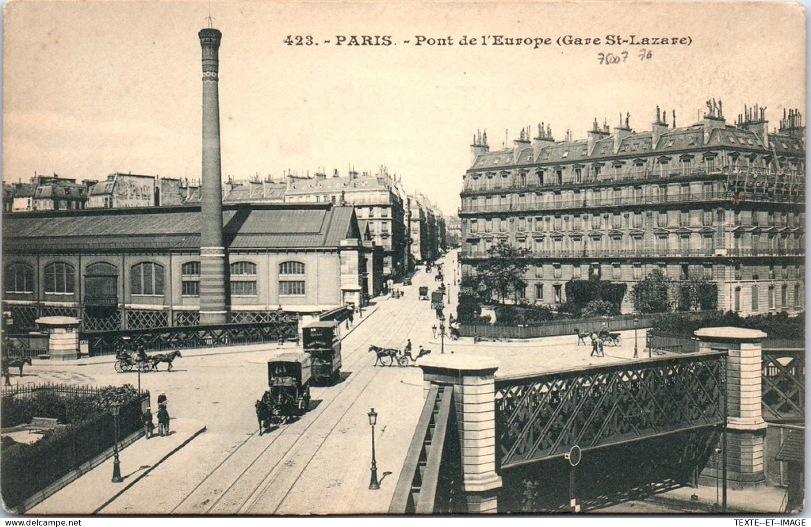 75007 PARIS - Pont De L'europe Gare St Lazare. - Distretto: 07
