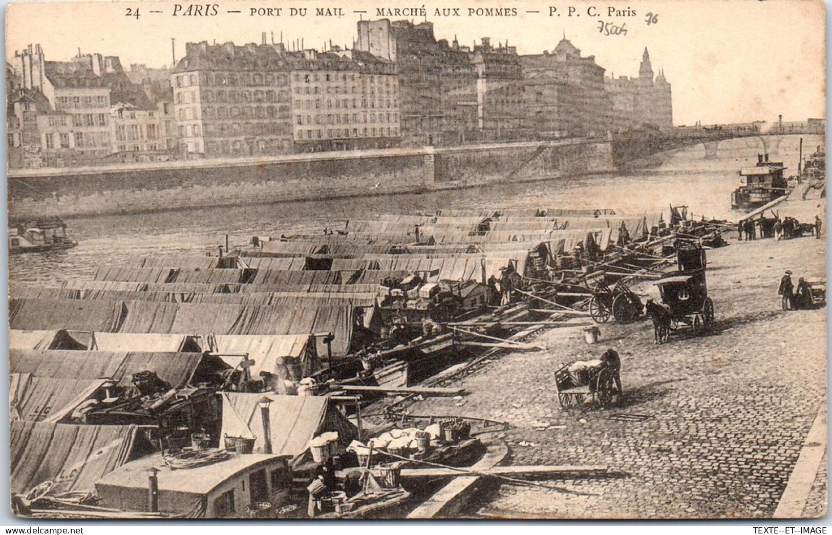 75004 PARIS - Port Du Mail, Marche Aux Pommes  - Paris (04)