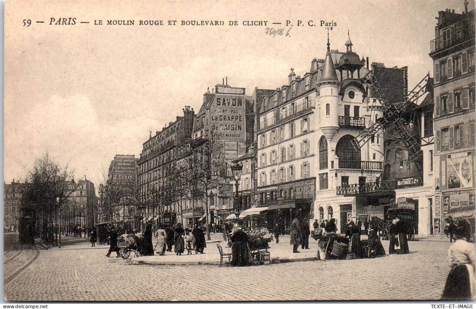 75018 PARIS - Moulin Rouge Et Bld De Clichy  - Distretto: 18