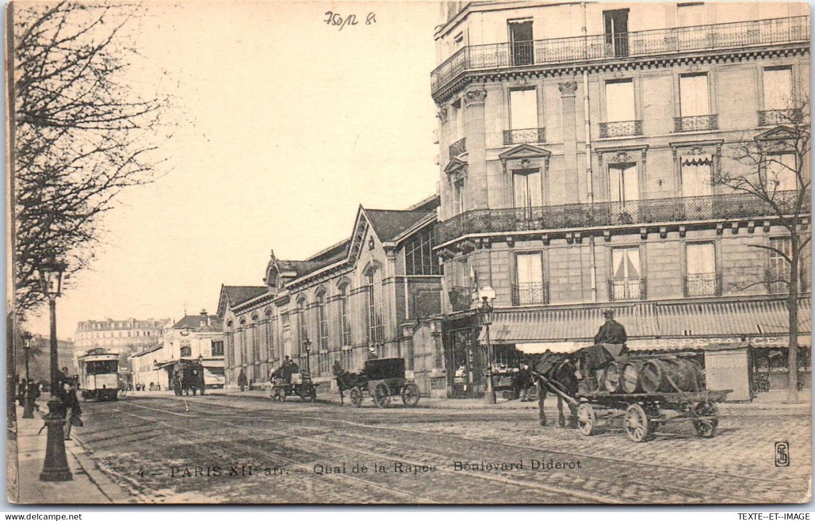 75012 PARIS - Quai De La Rapee Et Bld Diderot  - Arrondissement: 12