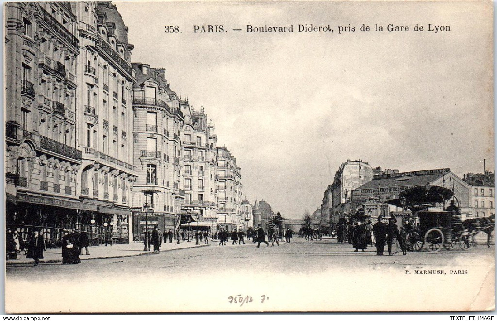 75012 PARIS - Boulevard Diderot Depuis La Gare De Lyon  - Distrito: 12