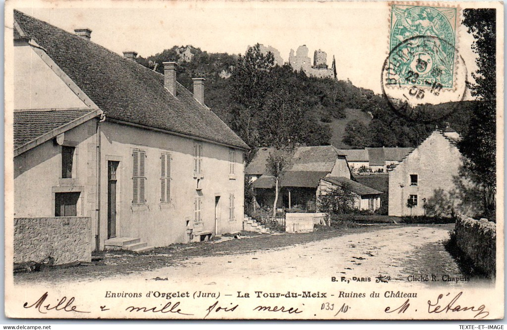 39 LA TOUR DU MEIX - Les Ruines Du CHATEAU - Autres & Non Classés