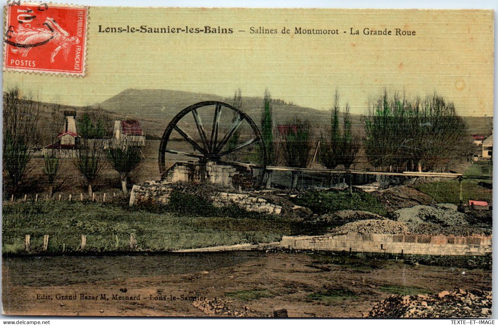 39 LONS LE SAUNIER - Salines De Montmorot, La Grande Roue. - Lons Le Saunier