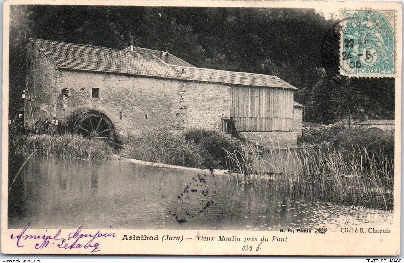 39 ARINTHOD - Vieux Moulin Pres Du Pont. - Autres & Non Classés