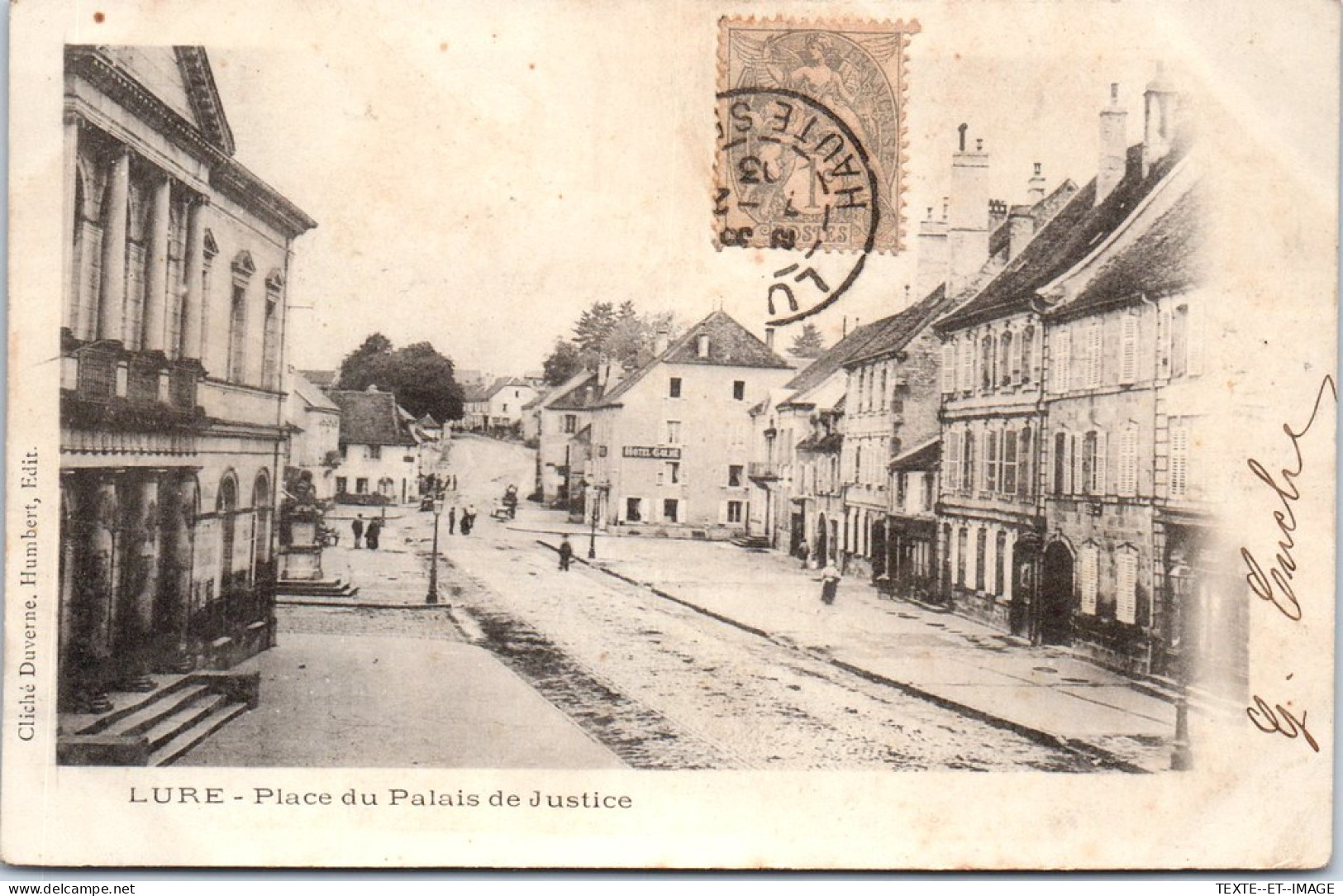 70 LURE - La Place Du Palais De Justice. - Lure