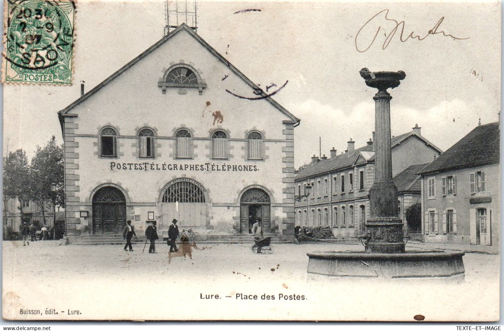 70 LURE - La Place Des Postes. - Lure