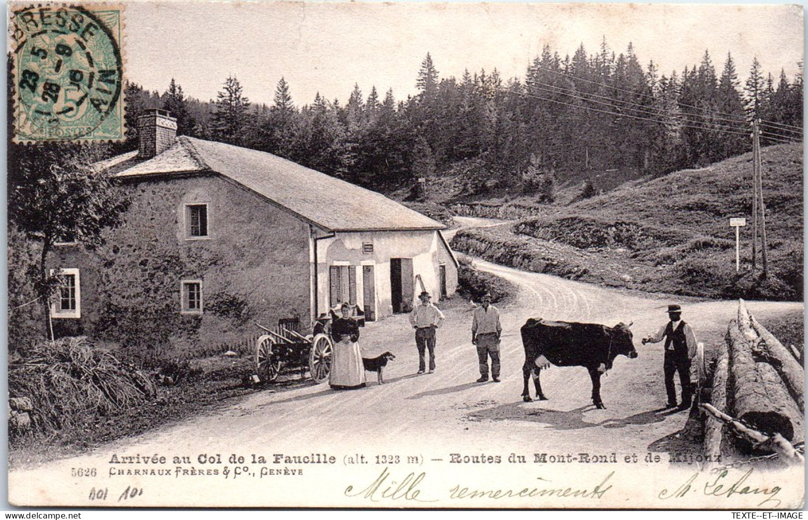 01 Arrivee Au Col De La Faucille Route Du Mont Rond  - Unclassified