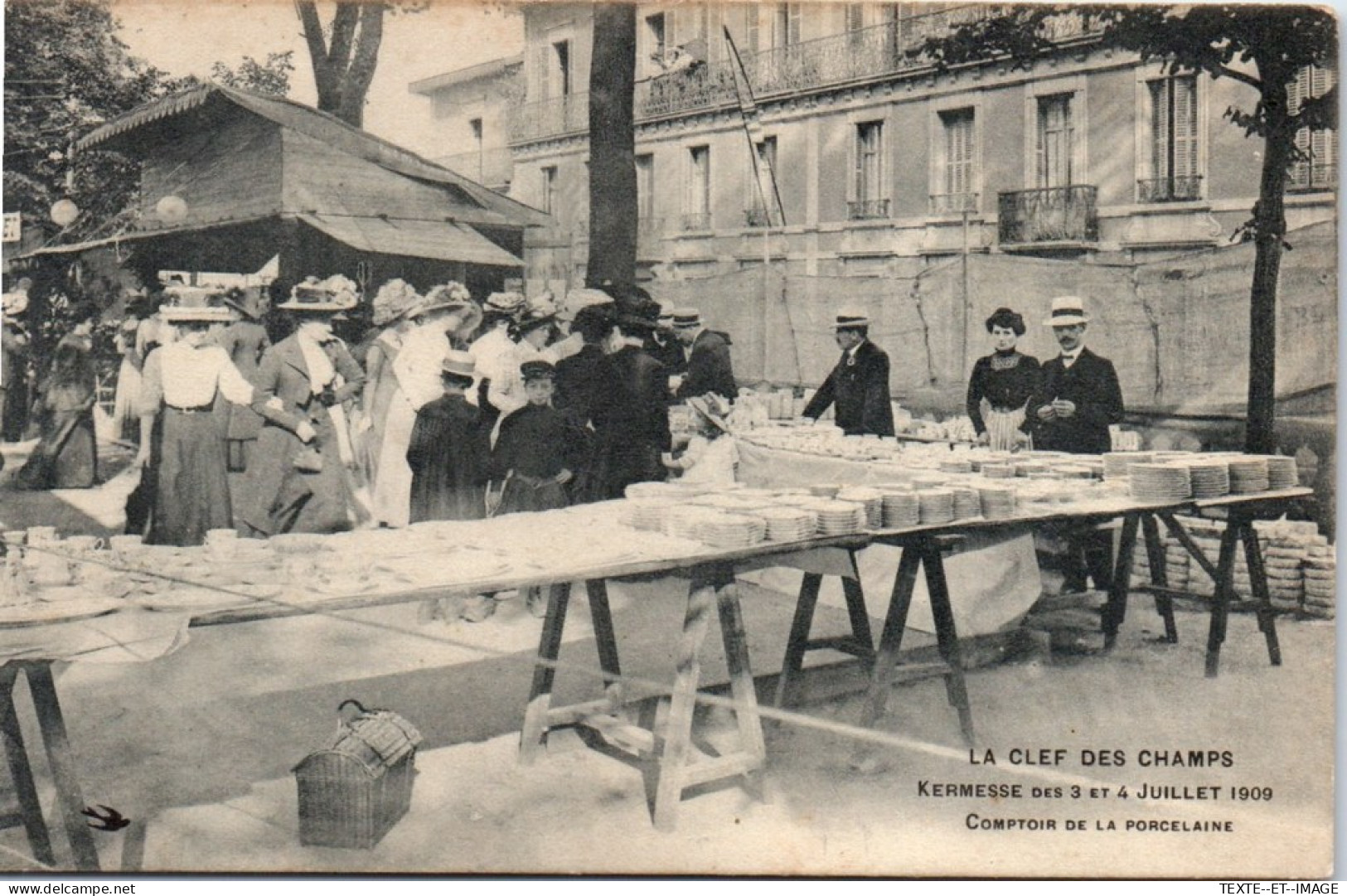 87 LIMOGES - Kermesse De Juillet 1909, Comptoir De Porcelaine - Limoges