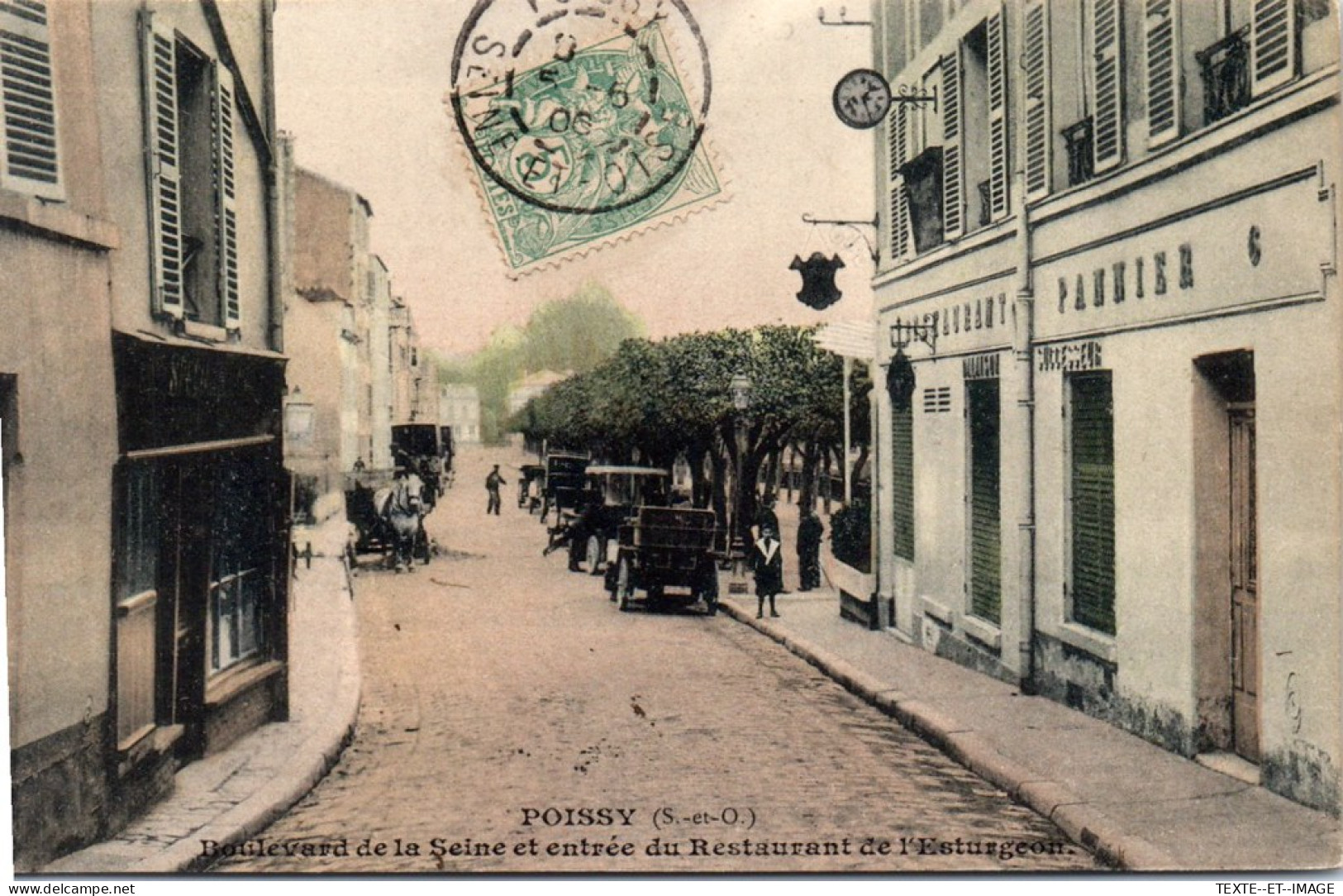 78 POISSY - Boulevard De La Seine, Entree De L'esturgeon  - Poissy