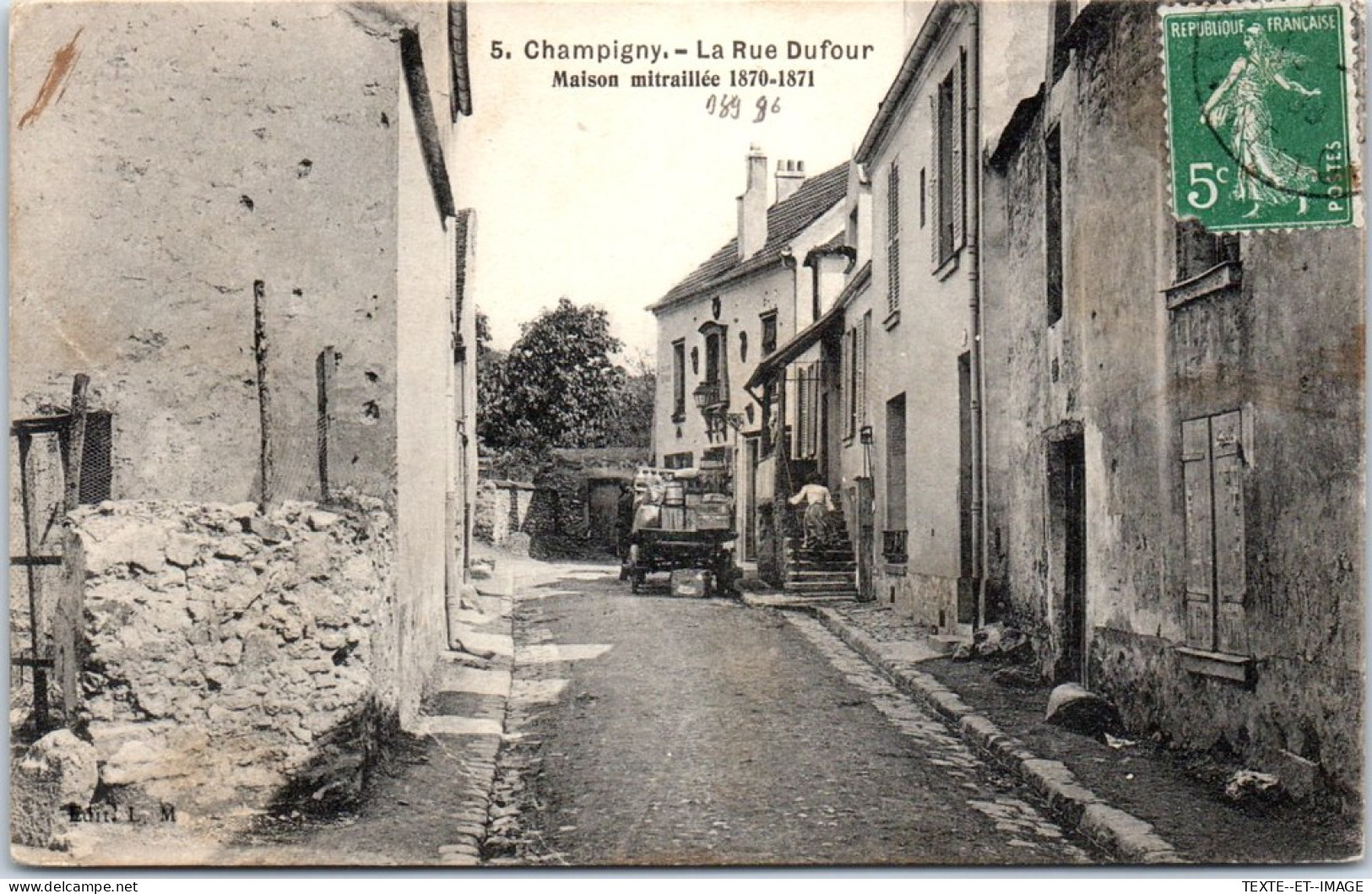 89 CHAMPIGNY - La Rue Dufour. - Autres & Non Classés