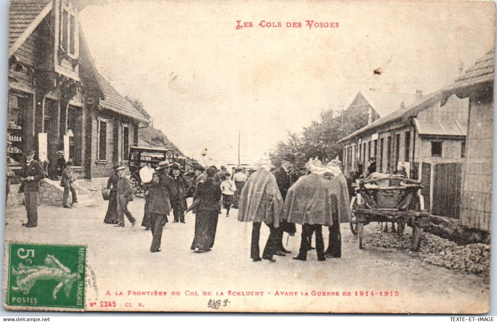 88 Un Coin De La Frontiere Au Col De La Schlucht  - Autres & Non Classés