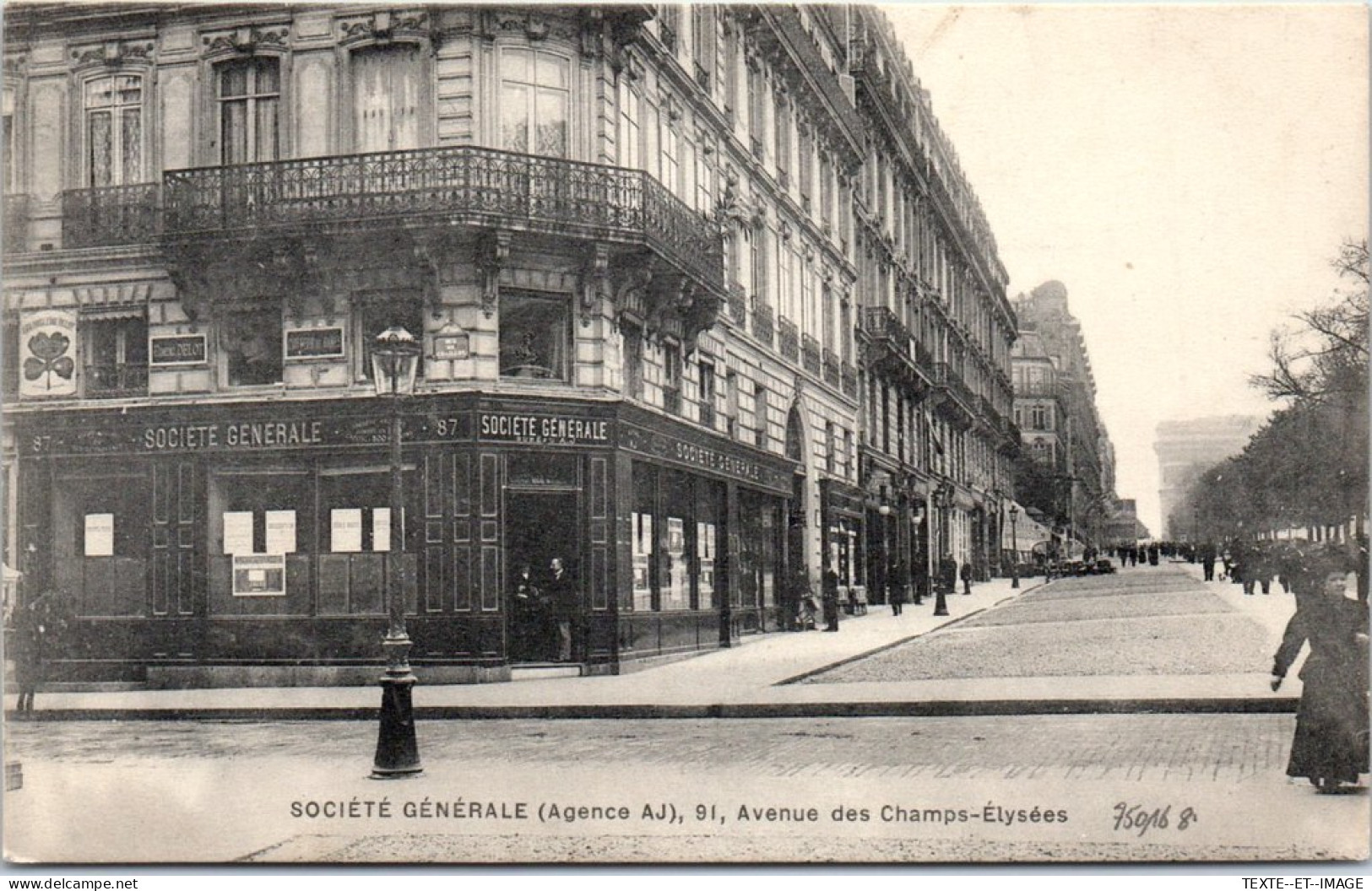75016 PARIS - Societe Generale, Avenue Des Champs Elysees - Arrondissement: 16