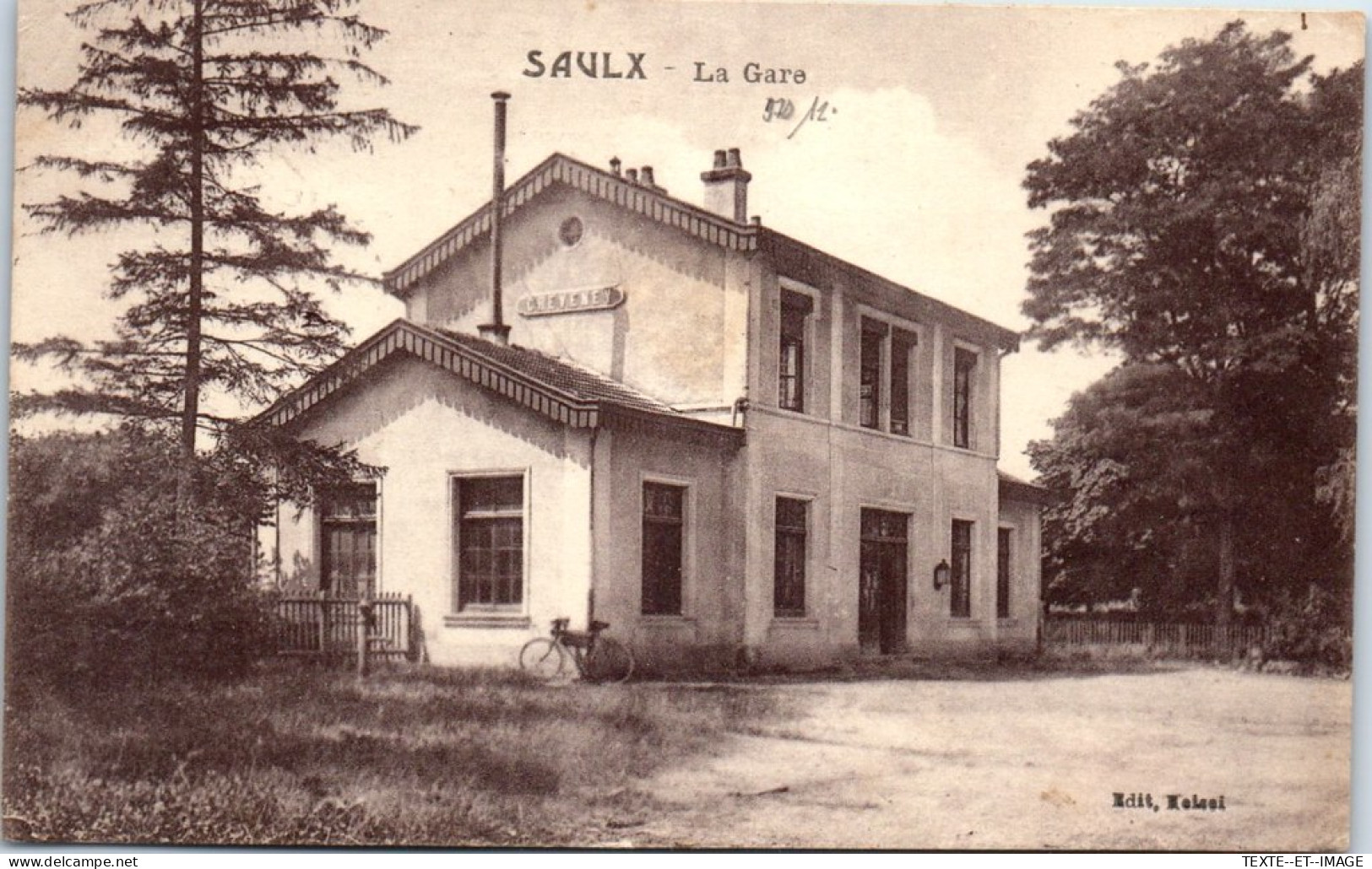 70 SAULX - Vue Generale De La Gare. - Saulx