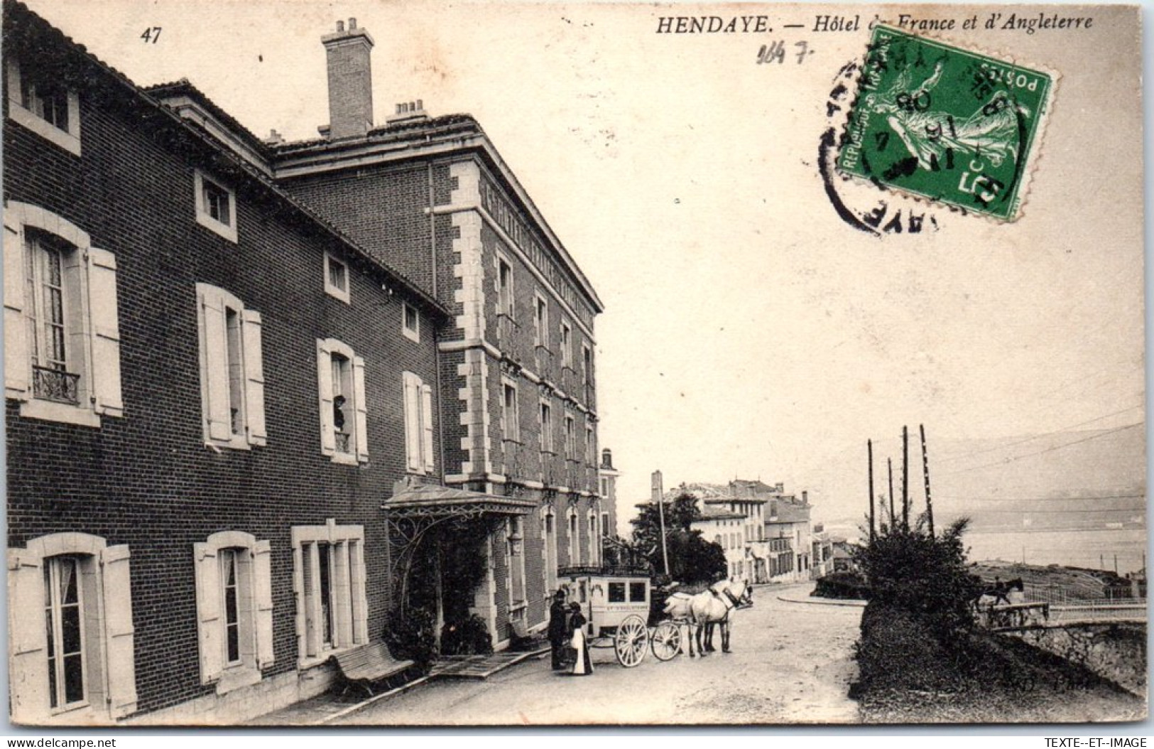 64 HENDAYE - L'hotel De France & D'angleterre  - Hendaye