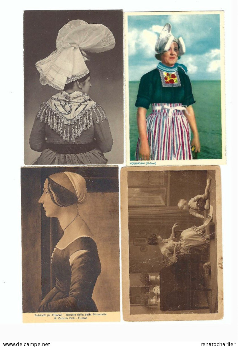 Lot De 8 Cartes Postales"Femmes". - Frauen