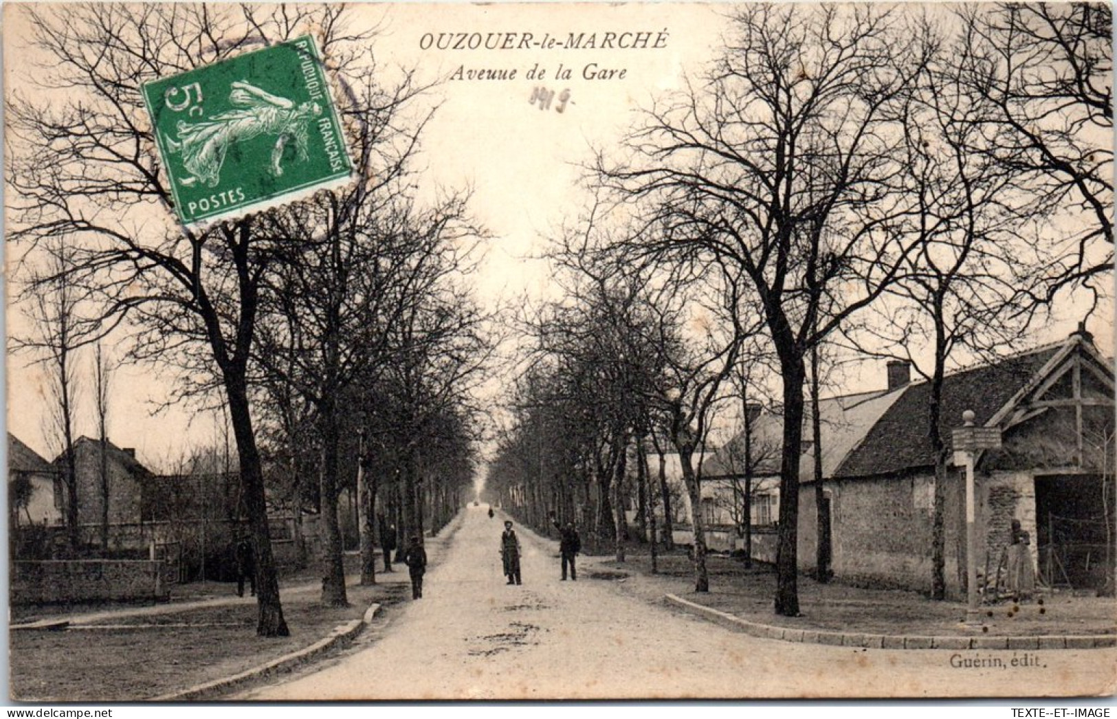 41 OUZOUR LE MARCHE - L'avenue De La Gare. - Sonstige & Ohne Zuordnung