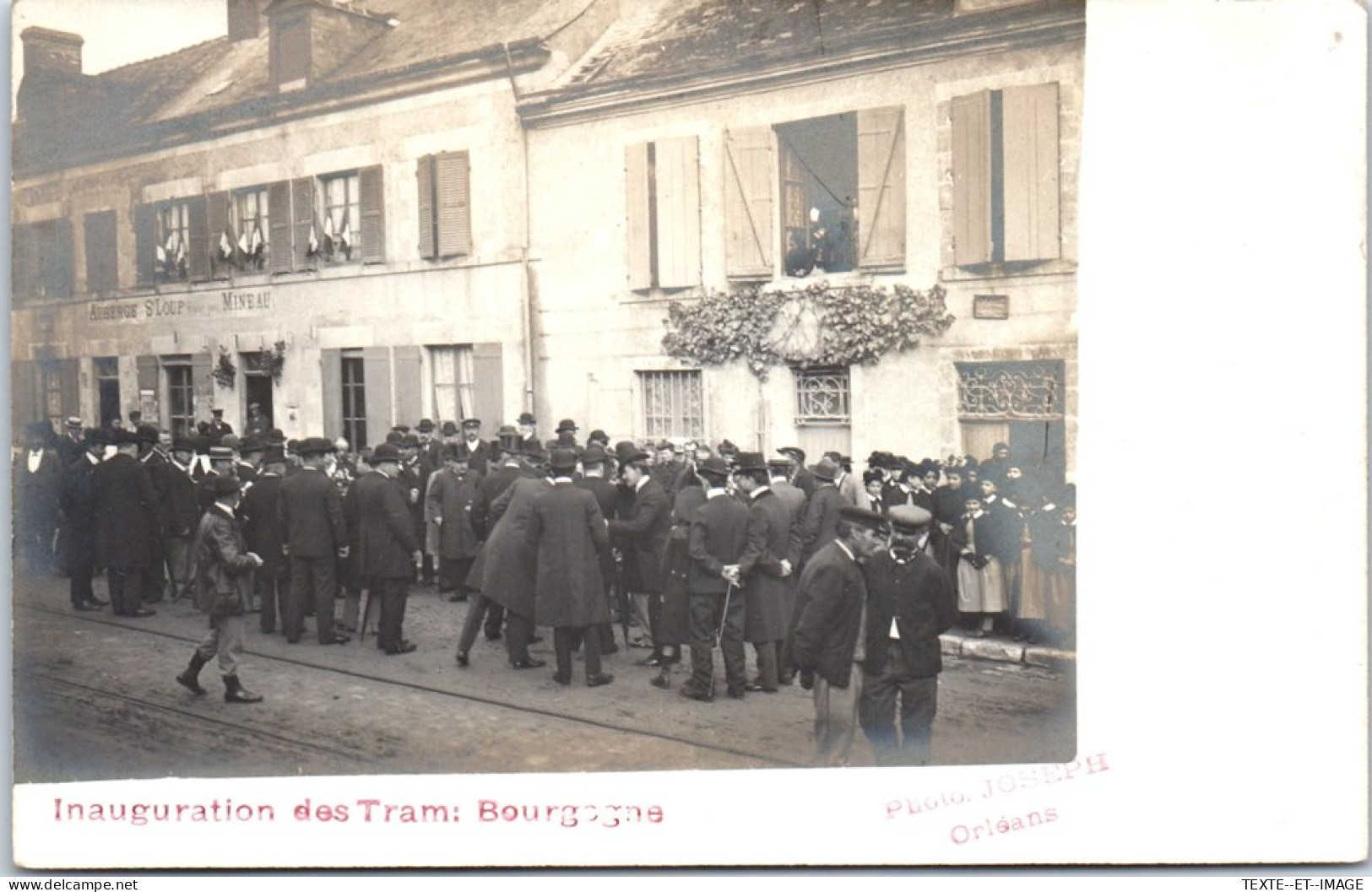 45 ORLEANS - CARTE PHOTO - Inauguration Des Tram Bourgogne. - Orleans