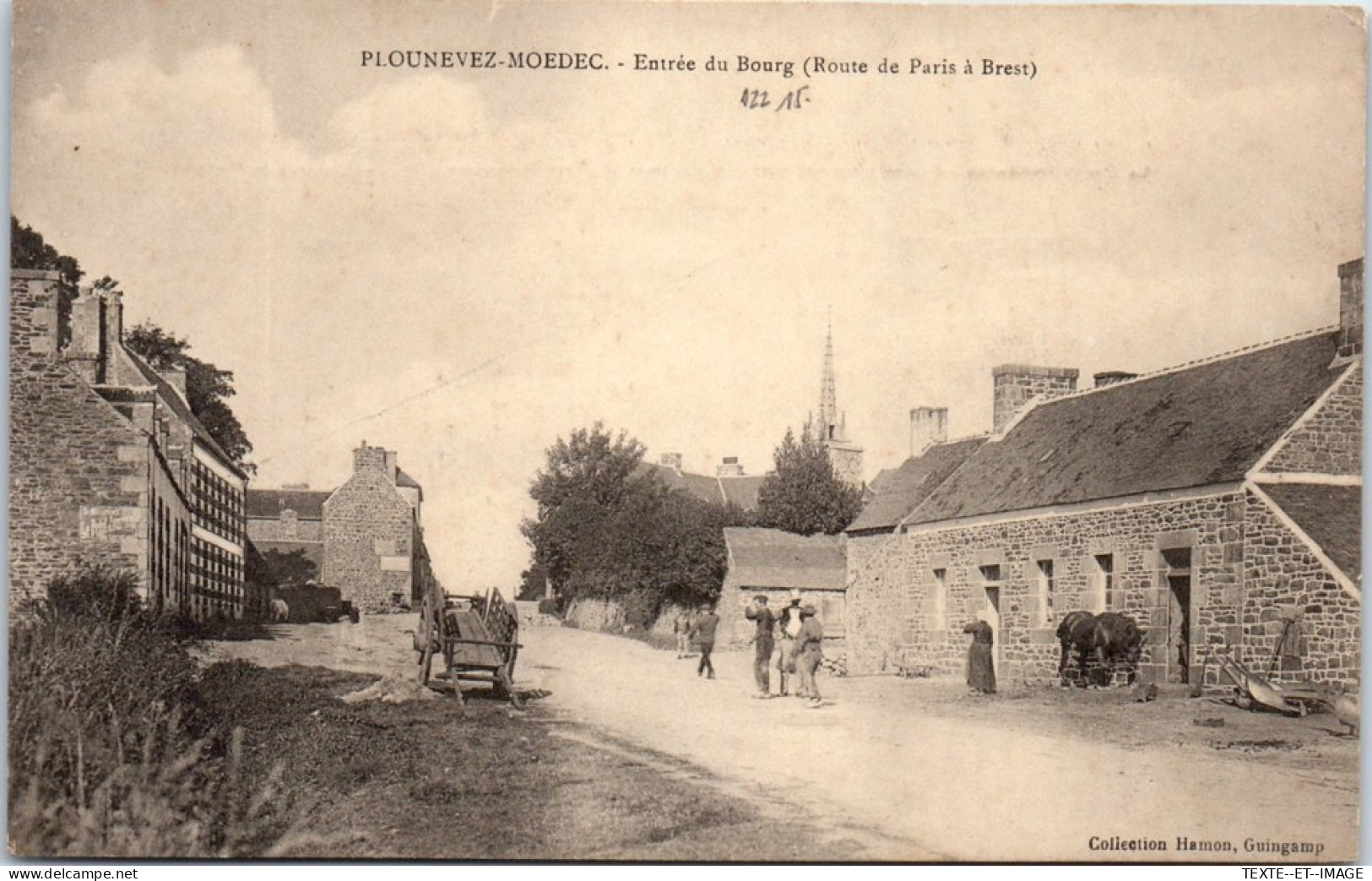 22 PLOUNEVEZ MOEDEC - Entree Du Bourg, Route De Paris Brest  - Sonstige & Ohne Zuordnung