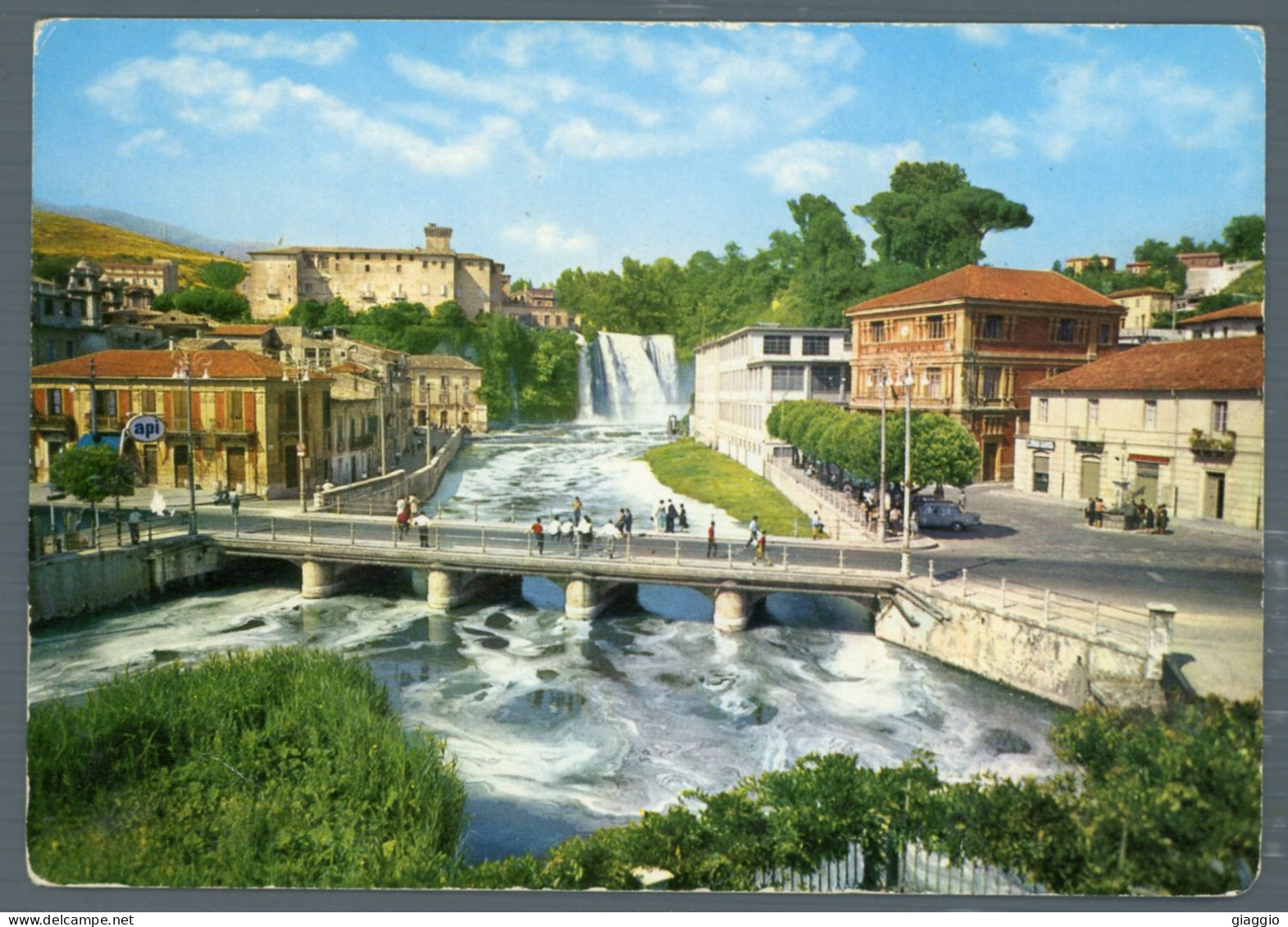 °°° Cartolina - Isola Del Liri Ponte Sul Liri E Cascata - Nuova °°° - Frosinone