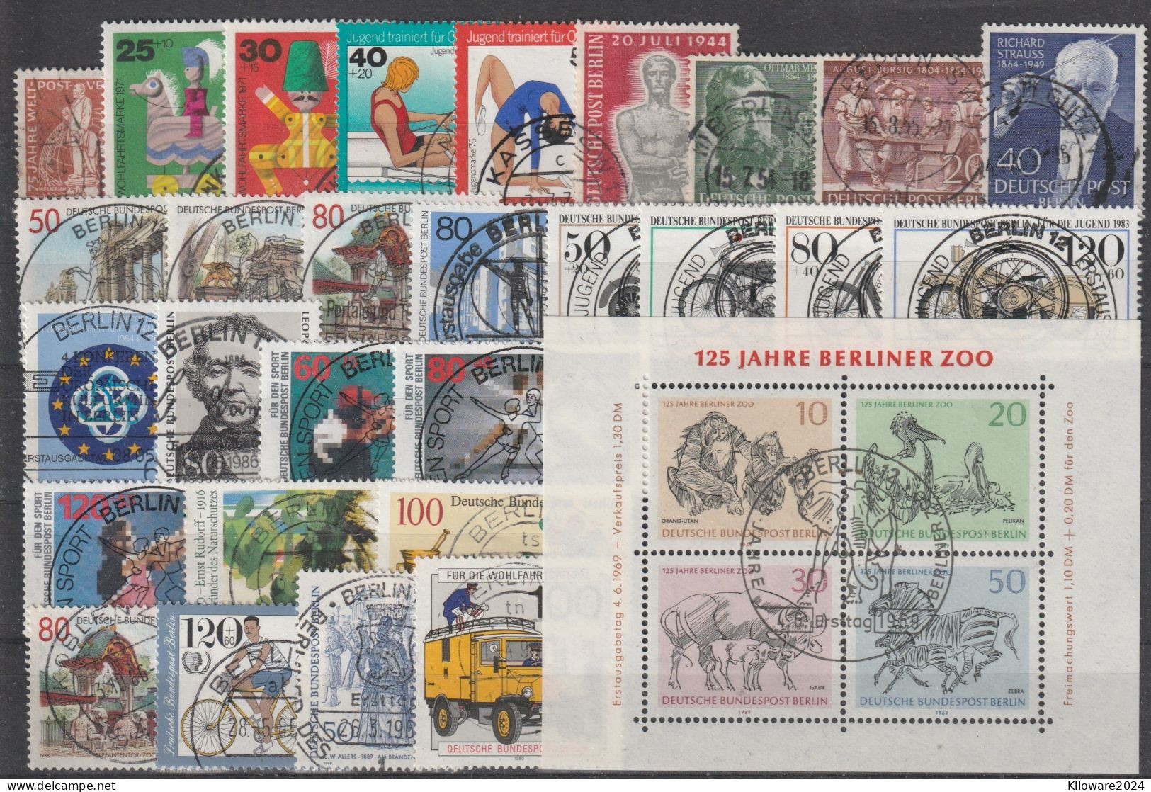 Berlin: Lot Mit Versch. Sondermarken,  Gestempelt.  (064) - Lots & Kiloware (mixtures) - Max. 999 Stamps