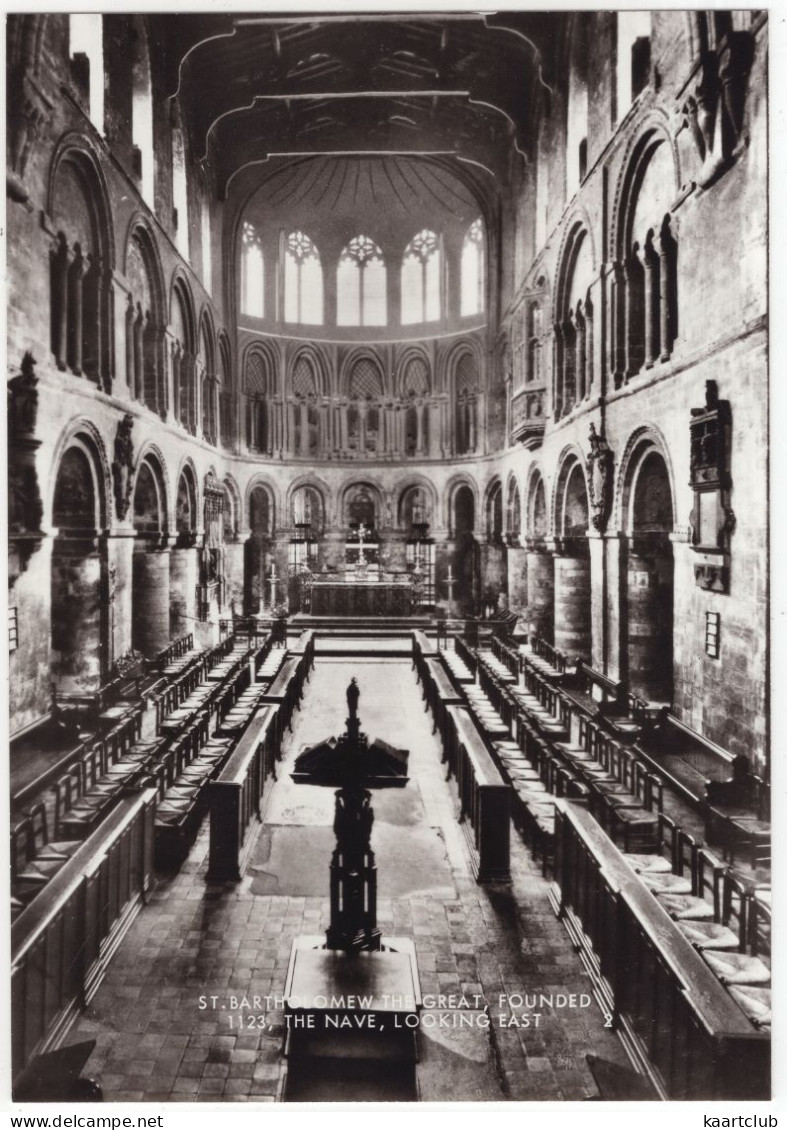 St. Bartholomew The Great, London. Founded 1123, The Nave, Looking East - (England) - Other & Unclassified