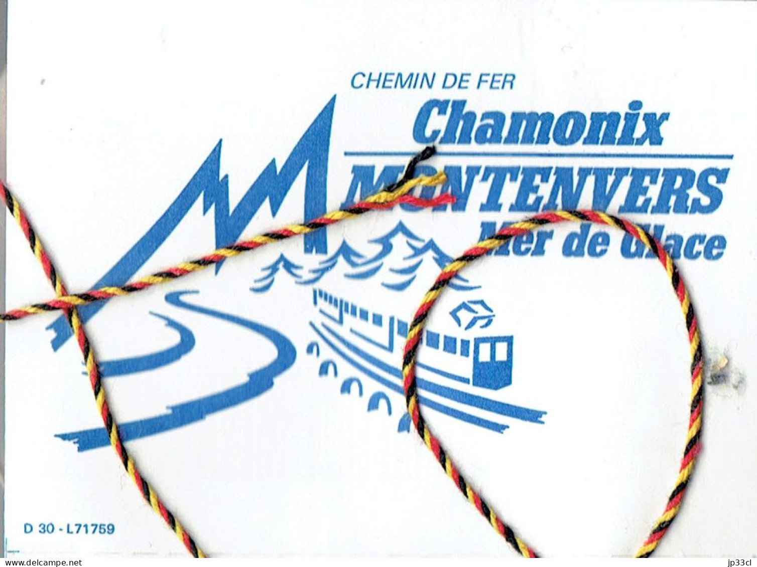 Ticket Aller - Retour Du Chemin De Fer "Chamonix, Montenvers, Mer De Glace" (1998) - Europa