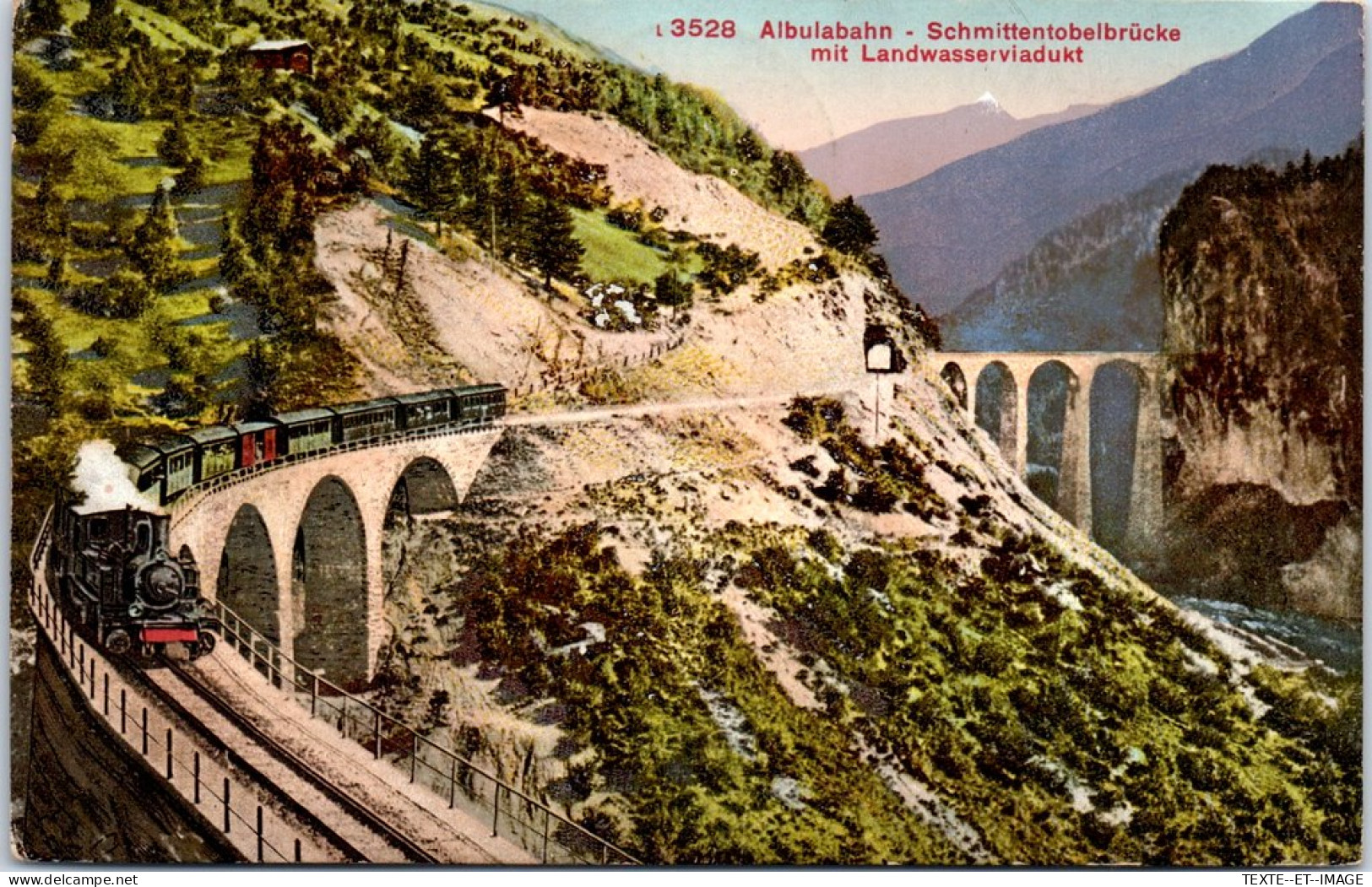 SUISSE - LUZERN - La Voie De Chemin De Fer Albulabahn  - Other & Unclassified