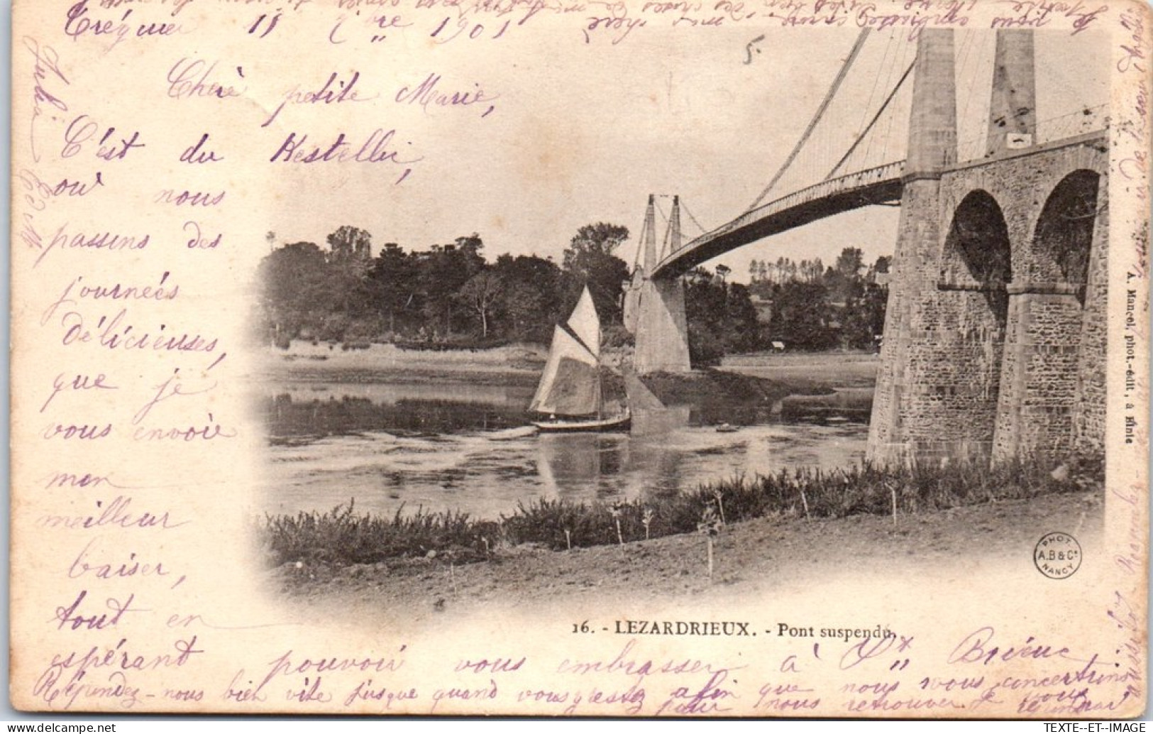 22 LEZARDRIEUX - Passage D'un Bateau Sous Le Pont  - Other & Unclassified