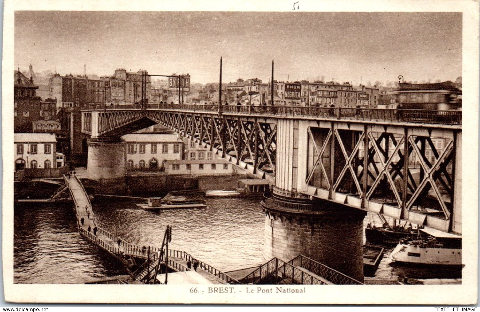 29 BREST - Vue Sur Le Pont National. - Brest