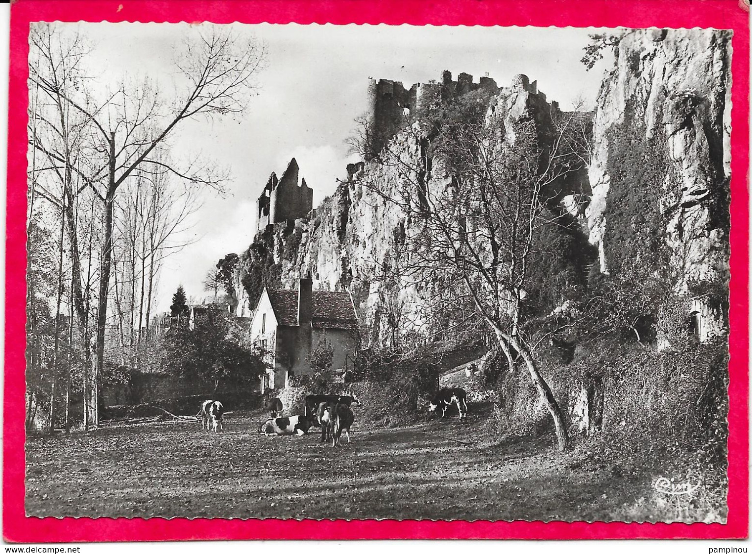 86 - ANGLES SUR L'ANGLIN - Ruines Château Féodal - Semi Moderne GF - Altri & Non Classificati