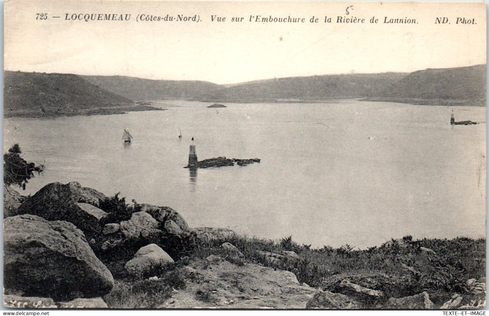22 LOCQUEMEAU - Vue Sur L'embouchure De La Riviere De Lannion  - Sonstige & Ohne Zuordnung
