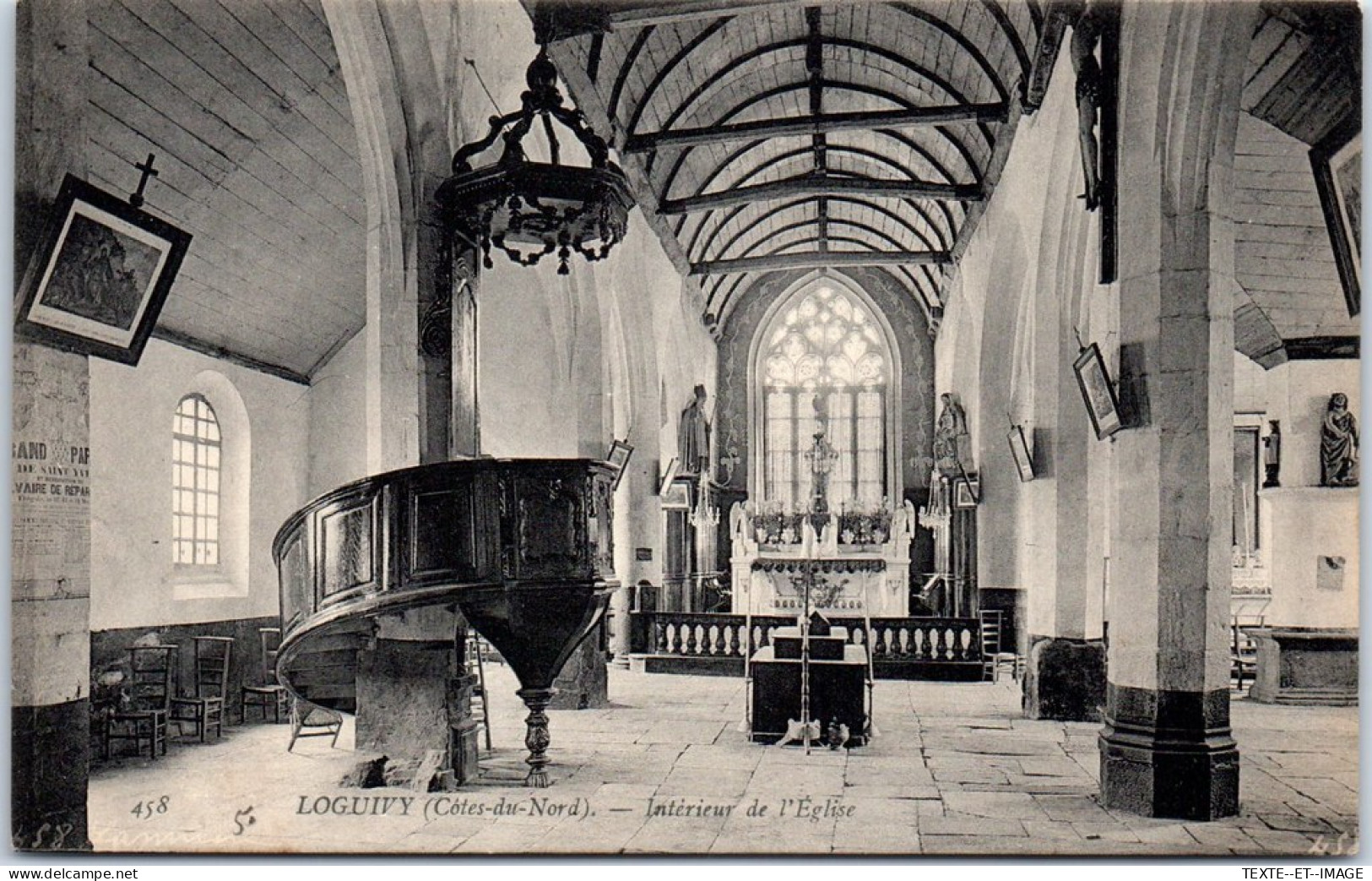 22 LOGUIVY - Vue De L'interieur De L'eglise  - Andere & Zonder Classificatie