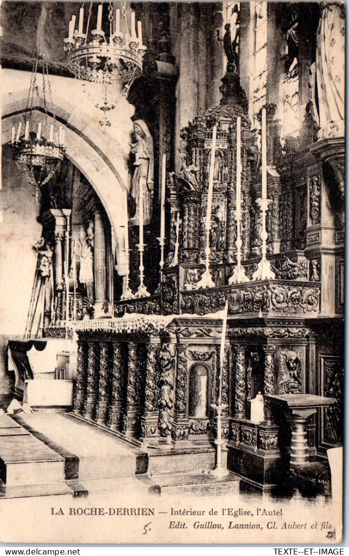 22 LA ROCHE DERRIEN - Interieur De L'eglise, L'autel  - Sonstige & Ohne Zuordnung