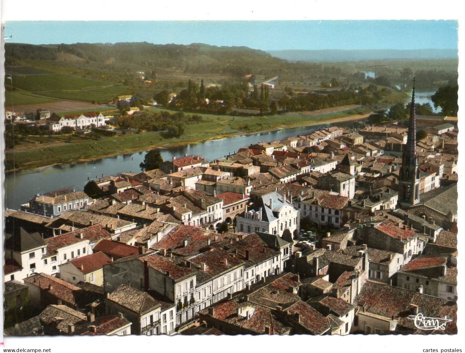 STE-FOY-la-GRANDE  Vue Générale Aérienne Et Bords De La Dordogne - Sonstige & Ohne Zuordnung