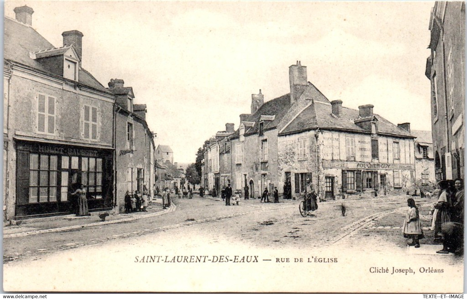 41 SAINT LAURENT DES EAUX - Rue De L'eglise - Autres & Non Classés