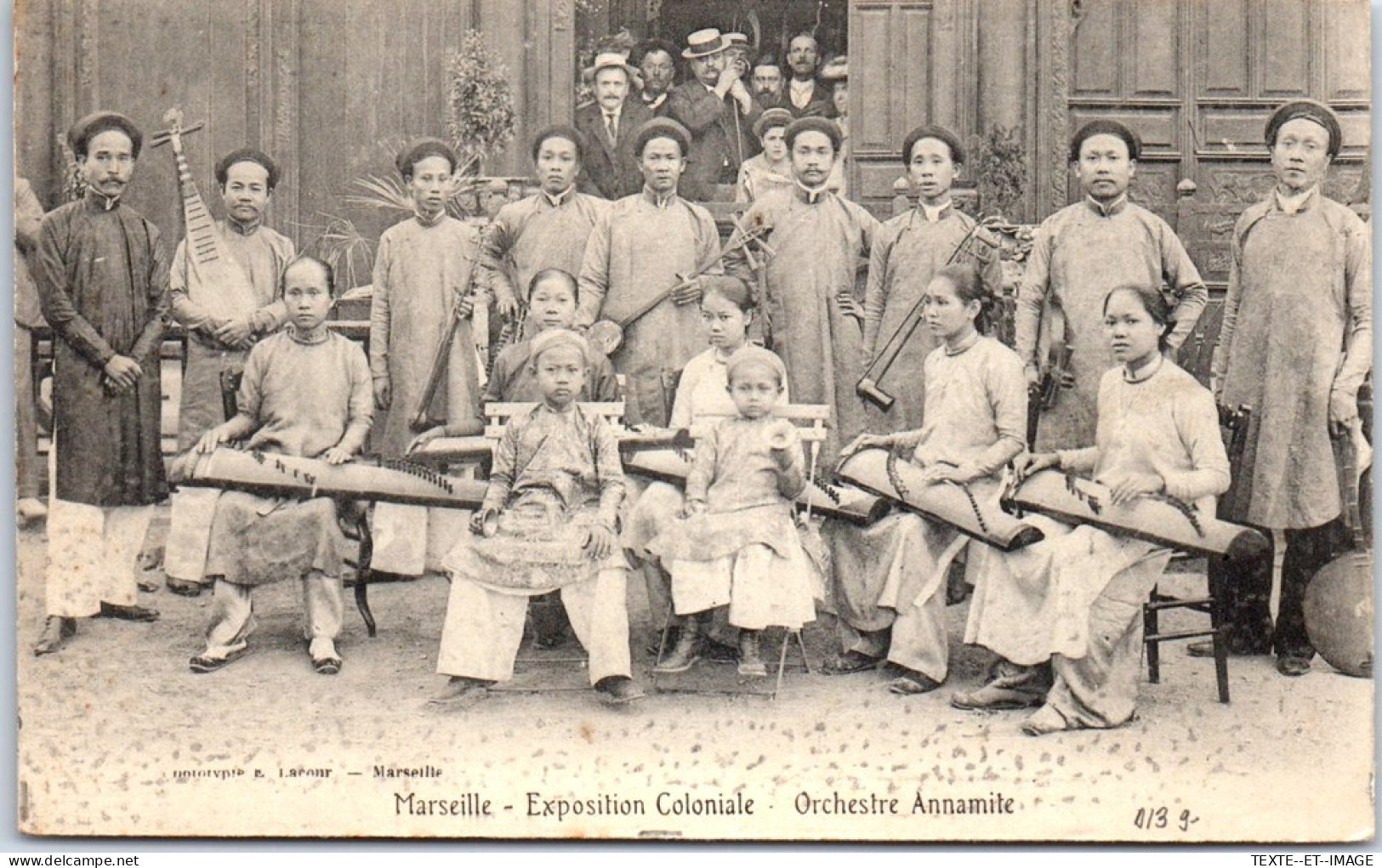 13 MARSEILLE - Exposition Coloniale, Orchestre Indochinois  - Sin Clasificación