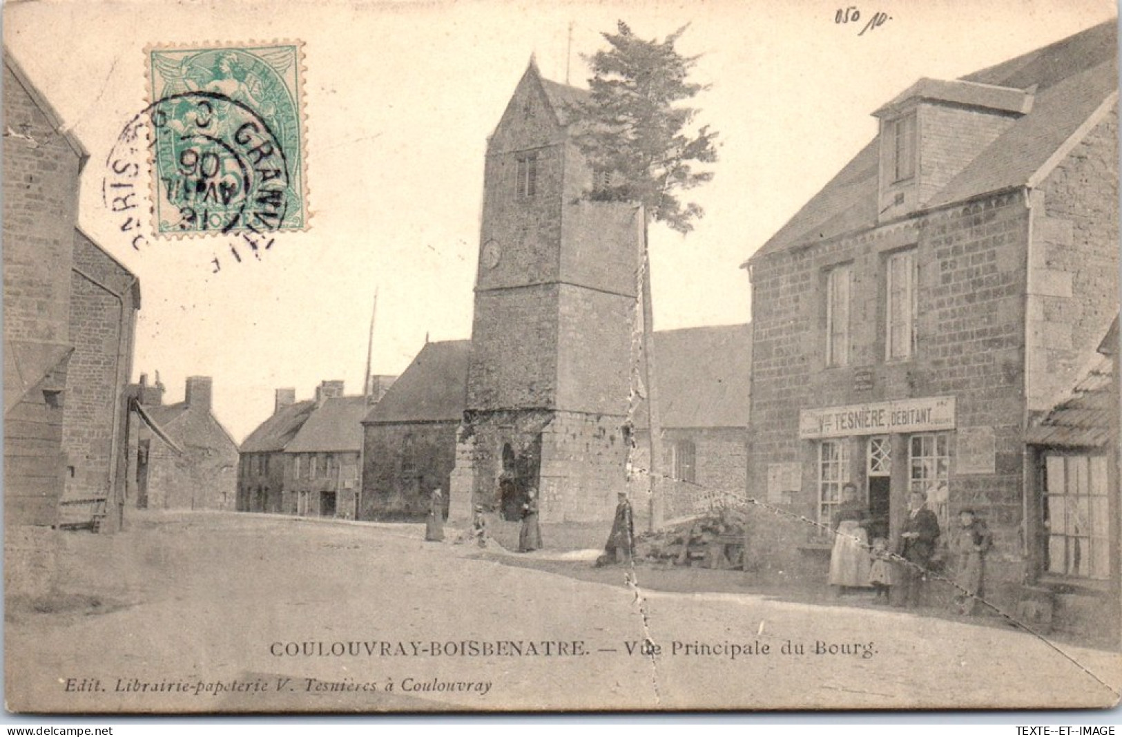 50 COULOUVRAY BOISBENATRE - Vue Principale Du Bourg  - Autres & Non Classés