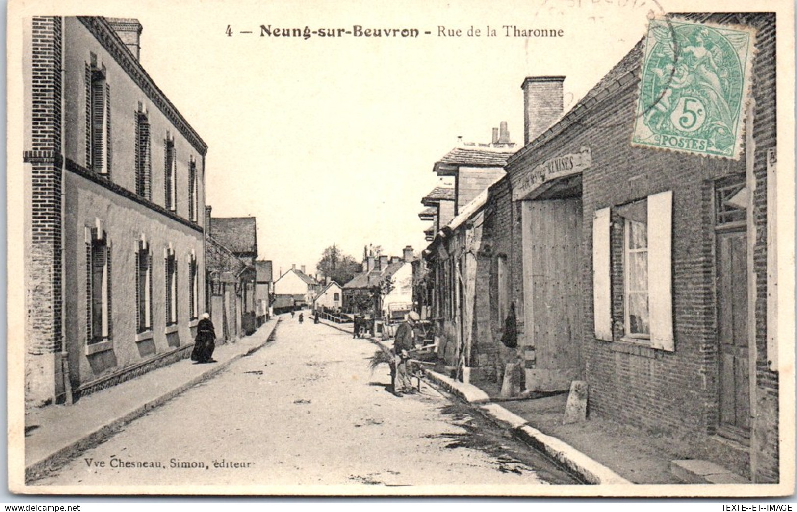 41 NEUNG SUR BEUVRON - La Rue De La Tharonne  - Neung Sur Beuvron
