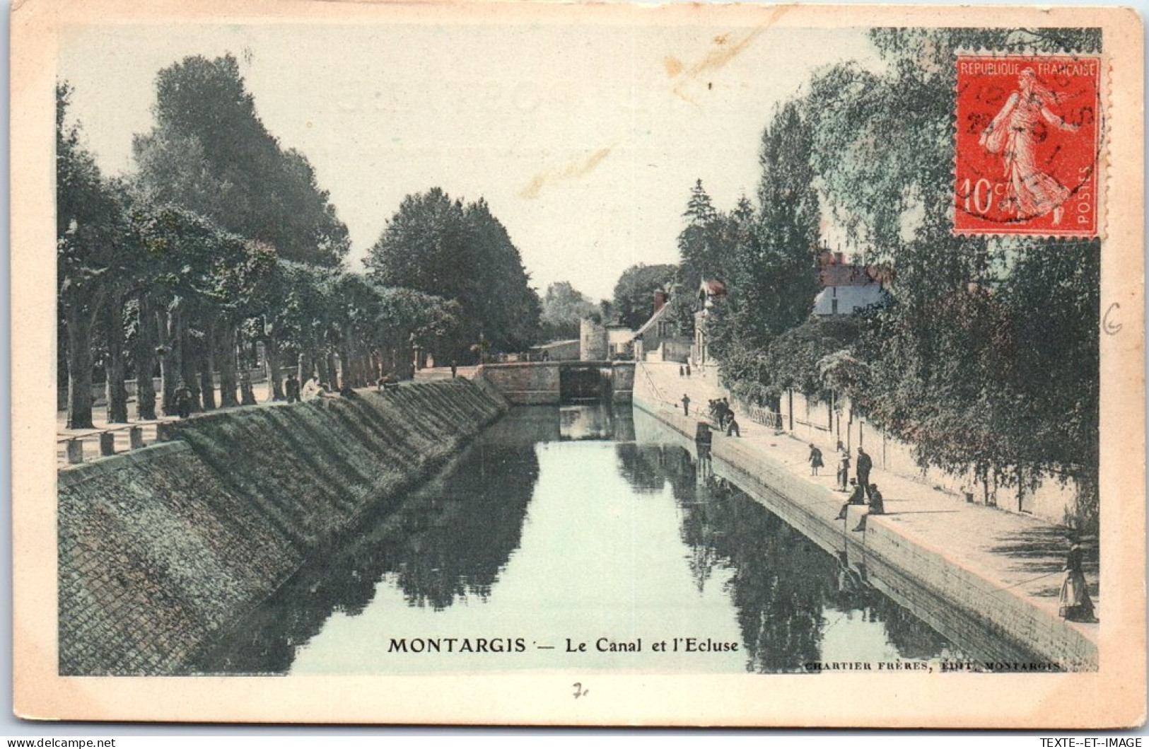 45 MONTARGIS - Le Canal Et L'ecluse  - Montargis