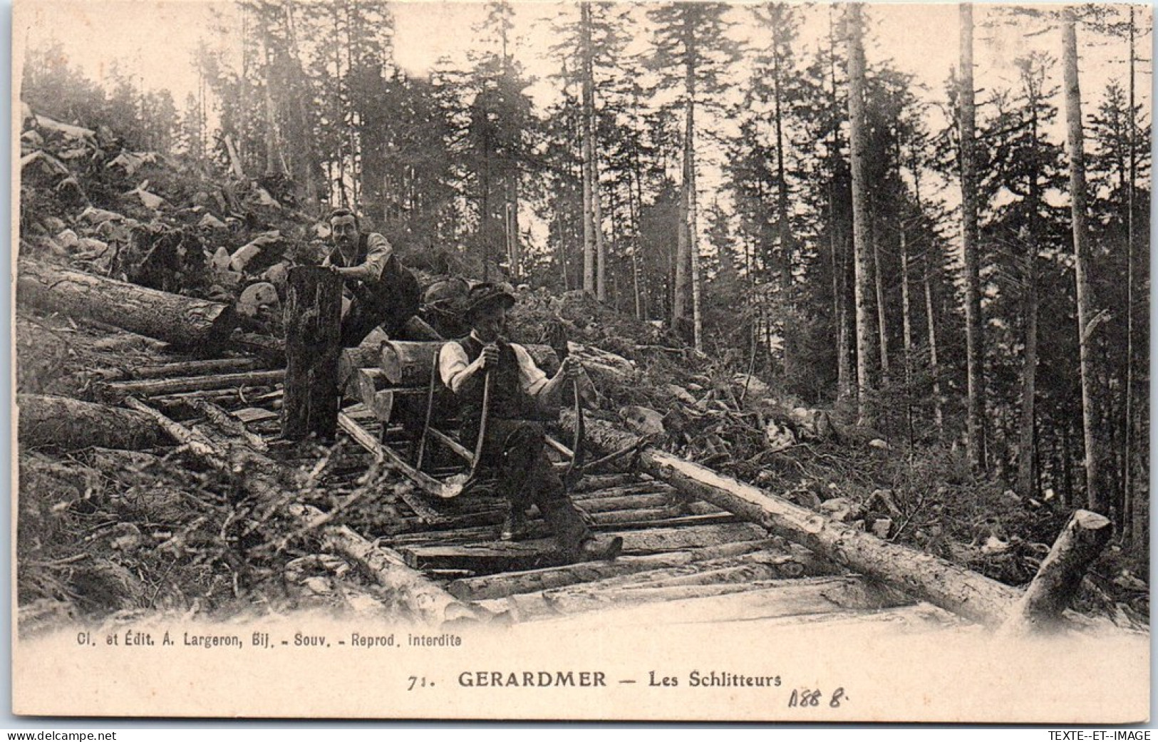 88 GERARDMER - Les Schlitteurs. - Gerardmer