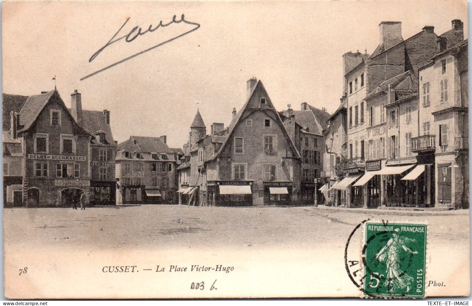 03 CUSSET - La Place Victor Hugo  - Andere & Zonder Classificatie