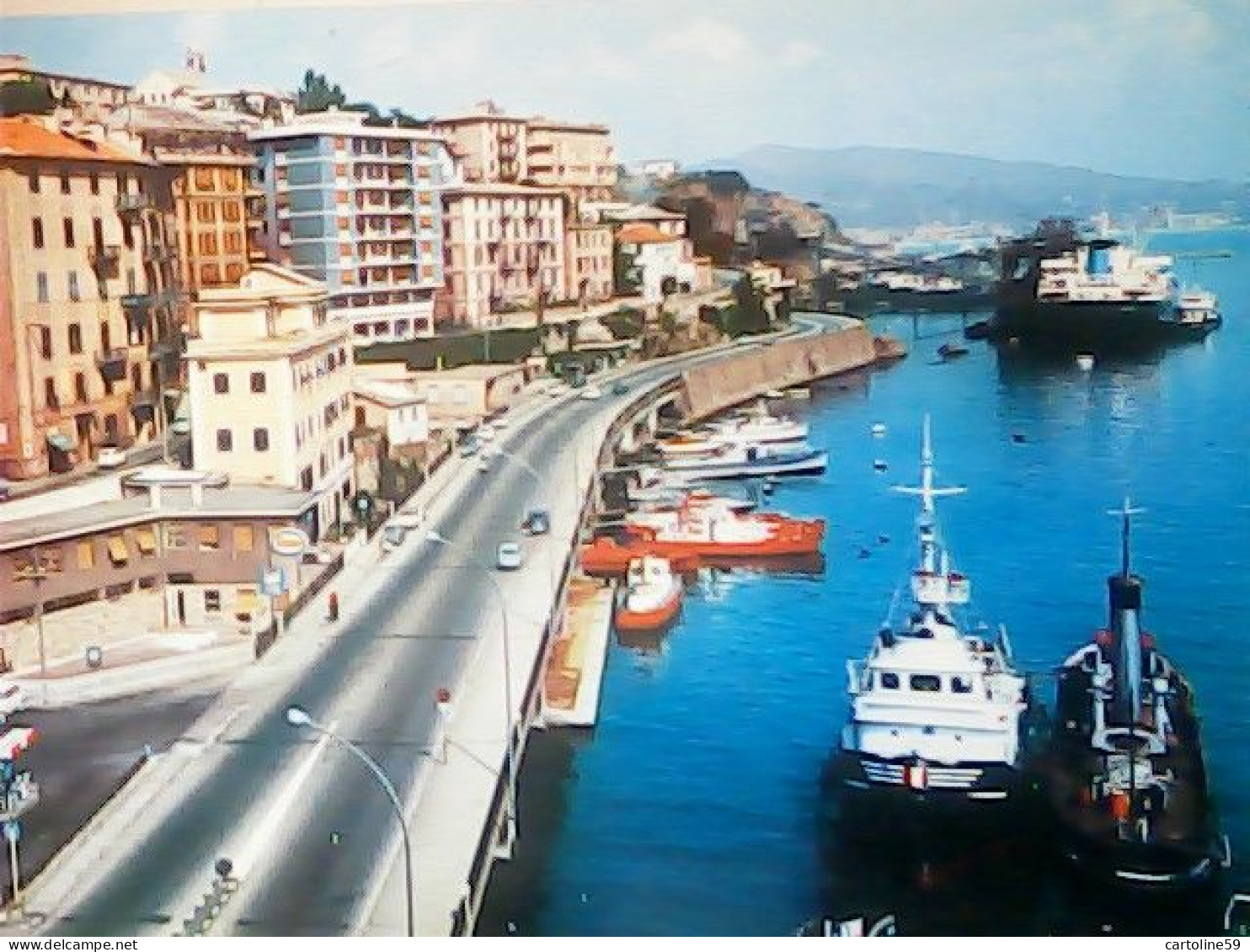 SAVONA PORTO NAVE SHIP RIMORCHIATORE  VB1969  JV6479 - Savona